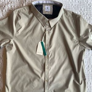 Craft & Flow Gentlemen's Classic Tan Button-Down Shirt